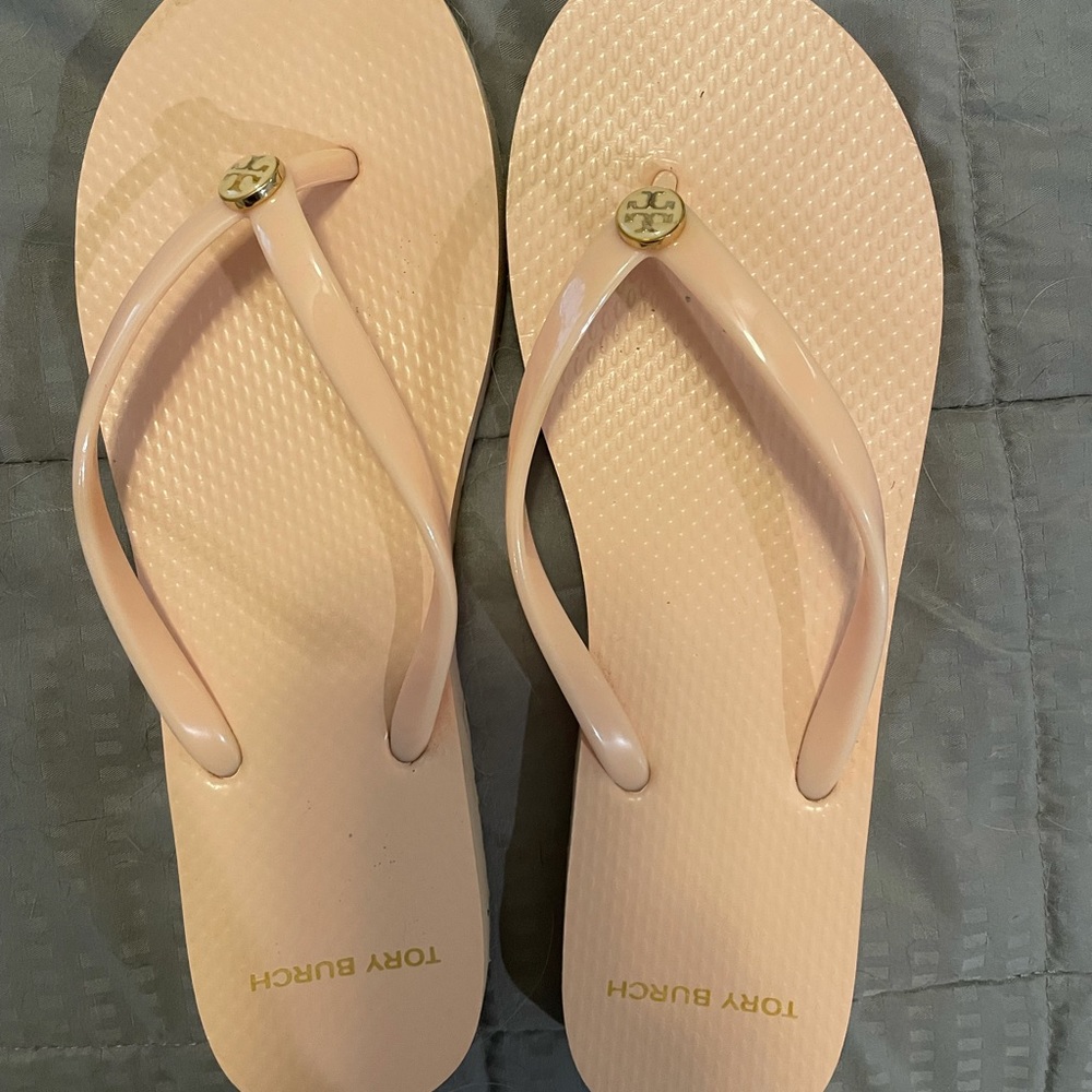 Tory Burch Pink Flip Flops Sz 9